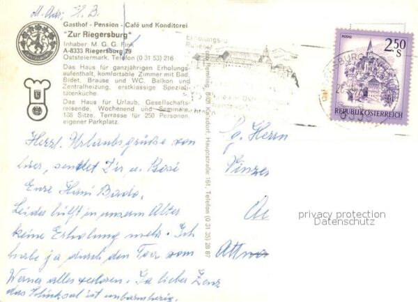 Riegersburg Gasthof Pension Zur Riegersburg Kirche – Bild 2