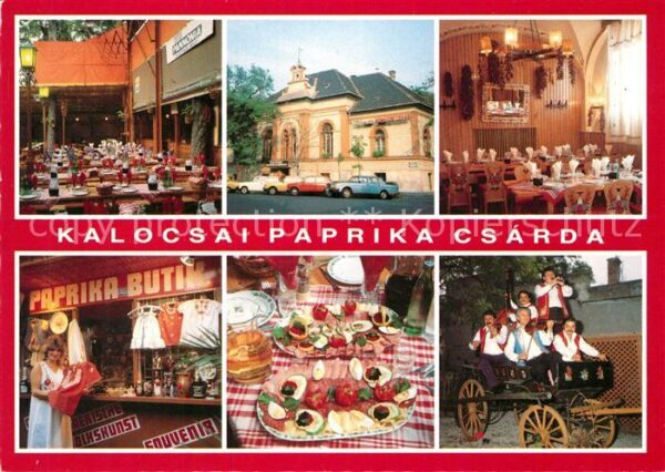Budapest Kalocsai Paprika Csarda Restaurant Kuts