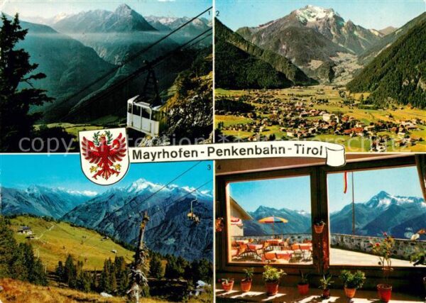 Mayrhofen Zillertal Bergbahn Penkenbahn Tristner Blick gege