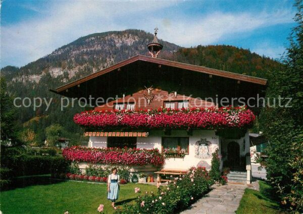 Pertisau Achensee Ernst Albrecht Haus Glückauf Blumenschm