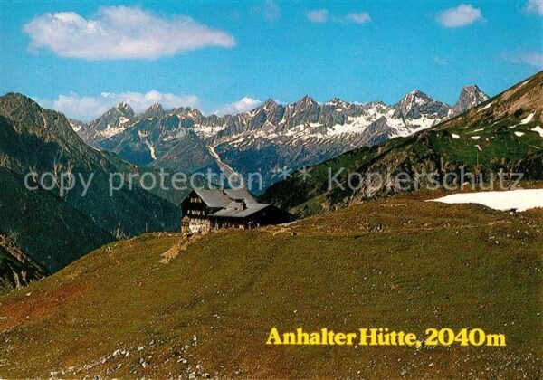 Wenns Pitztal Tirol Anhalter Hütte Berghütte mit Hornbachke