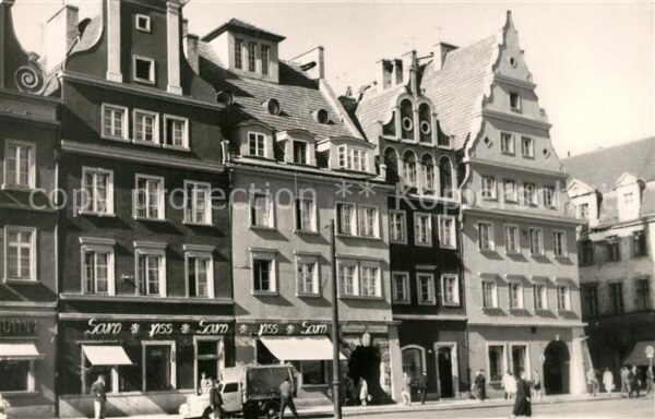 Wroclaw Barokowe kamieniczki przy placu Solnym