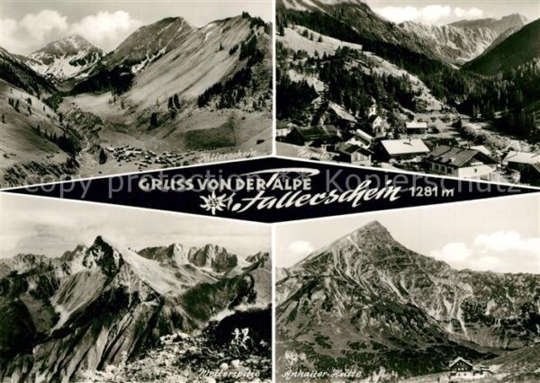 Stanzach Tirol Alpe Fallerschein Bergdorf Wetterspitze