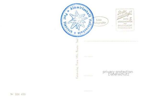 Stanzach Tirol Alpe Fallerschein Bergdorf Wetterspitze – Bild 2