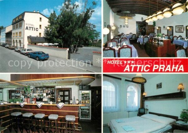 Prag Prahy Prague Hotel Attic Restaurant Fremdenzimmer