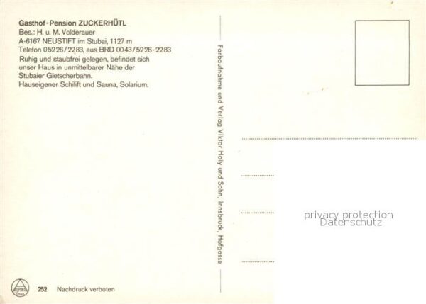 Neustift Stubaital Tirol Gasthof Pension Zuckerhütl Wasserfall S – Bild 2