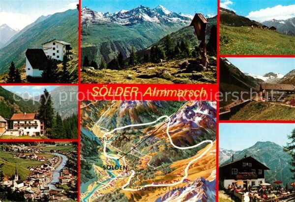 Soelden Oetztal Sölder Almmarsch Berghütten Ötztaler Al
