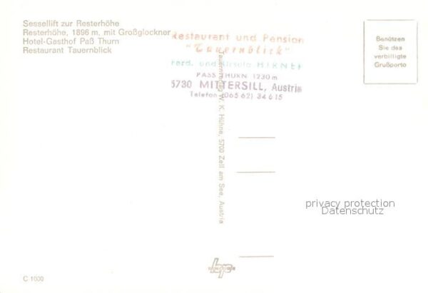 Mittersill Oberpinzgau Pass Thurn Berghotel Restaurant Felbert – Bild 2