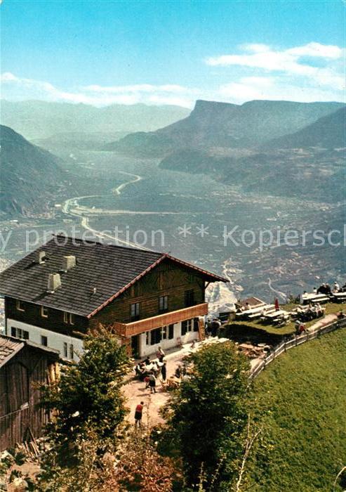 Dorf Tirol Gasthaus Hochmut Fernsicht Talblick