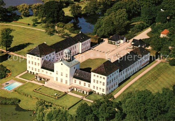 Grasten Slot Schloss Fliegeraufnahme