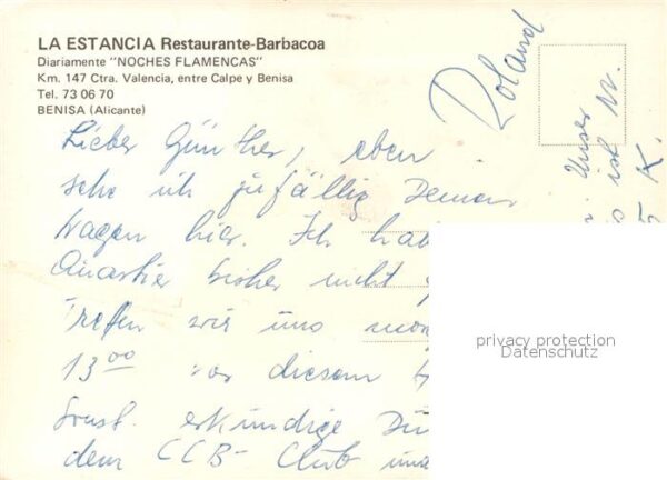 Benisa Alicante La Estancia Restaurante Barbacoa Noches – Bild 2