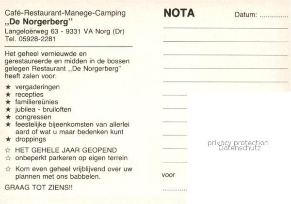 Norg Cafe Restaurant Manege Camping De Norge – Bild 2
