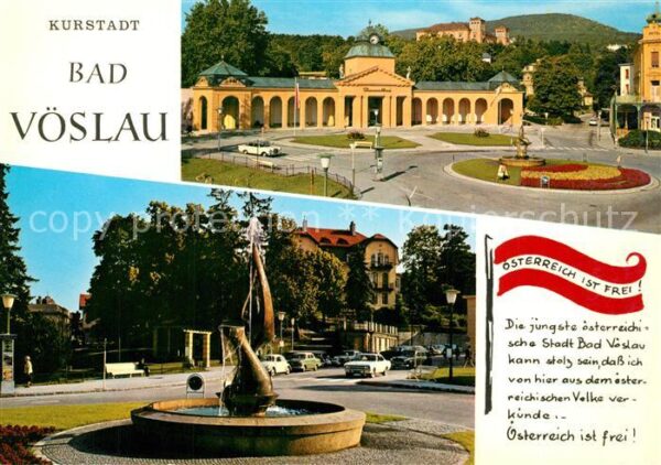 Bad Voeslau Kurstadt Badplatz Thermalbad Freiheitsb