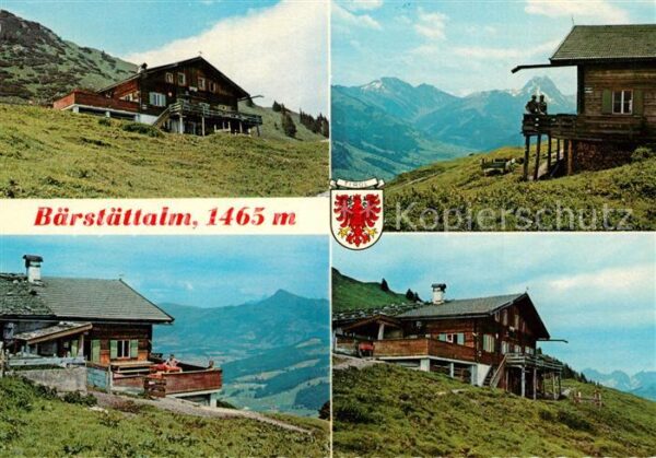 Kirchberg Tirol Jausenstation Bärstättalm Alpenpanorama