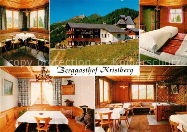 Kristberg Berggasthof im Montafon Gaststube
