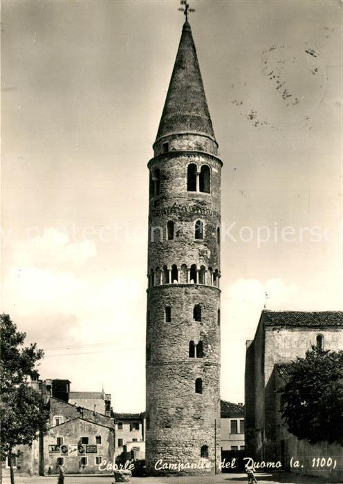 Caorle Venezia Campanile del Duomo Glockenturm