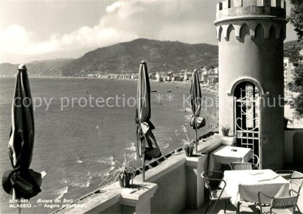 ALASSIO Savona Liguria IT Angolo pittoresco Rivier dei fiori