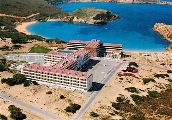 Arenal d en Castell Hotel Strand Bucht Fliegeraufnahme
