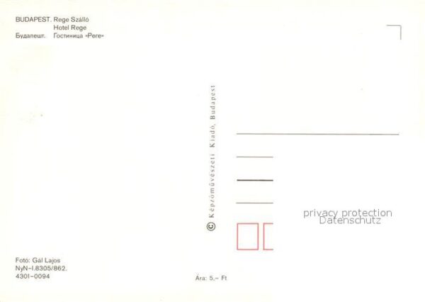 Budapest Rege Szallo Hotel – Bild 2