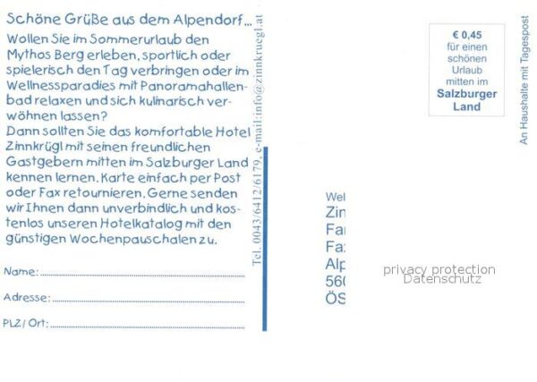 Sankt Johann Pongau Wellness Hotel Zinnkrügl Landschaftspan – Bild 2