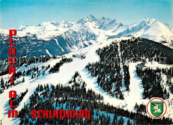 Schladming Obersteiermark Panorama Schigebiet Alpen Planai Alm Fl