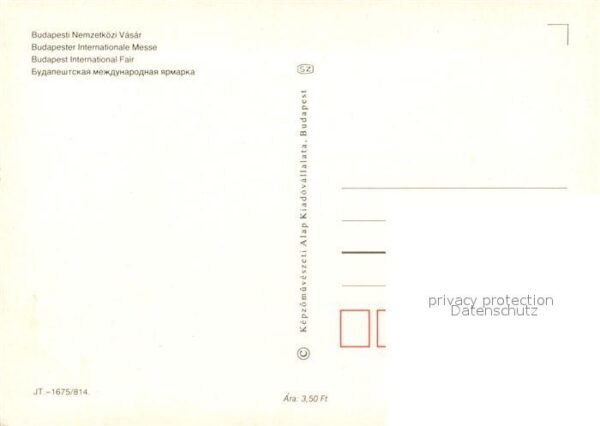 Budapest Nemzetközi Vasar Internationale Messe – Bild 2