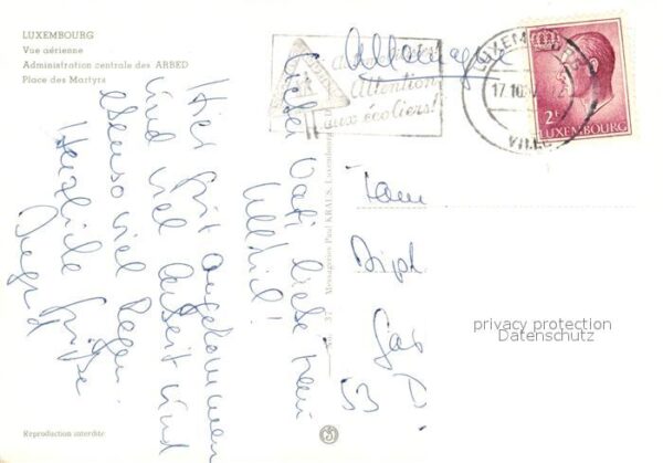 LUXEMBOURG  Luxemburg Administration centrale des Arbed Place – Bild 2