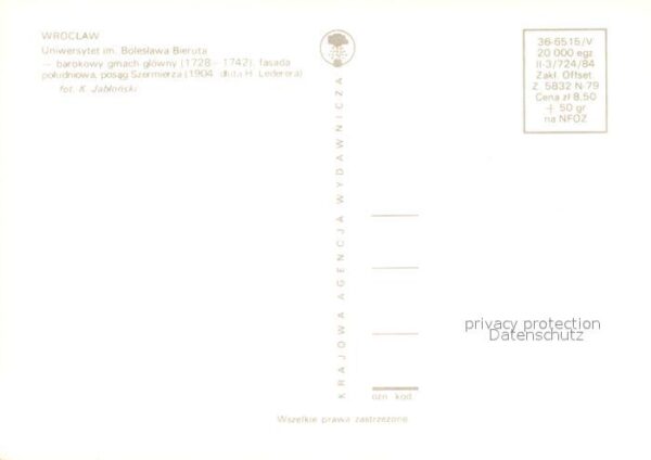 Wroclaw Uniwersytet im. Boleslawa Bieruta Unive – Bild 2
