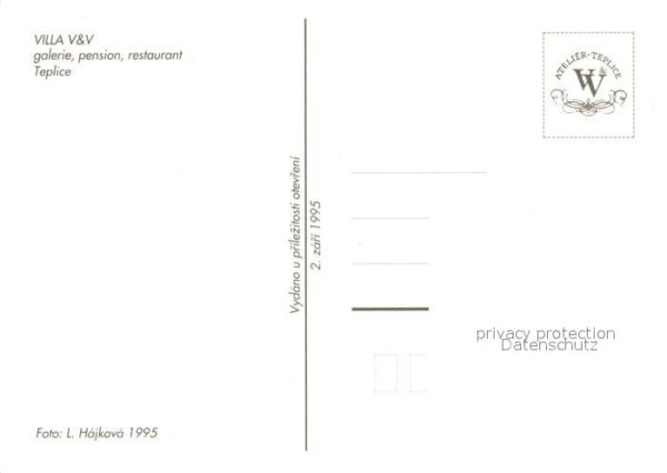 Teplice Villa V&V Galerie Pension Restaurant – Bild 2