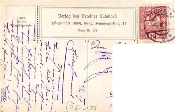 Verlag Schulverein Nr. 238 Suedmark Rudolf Baumbach Kluegste – Bild 2