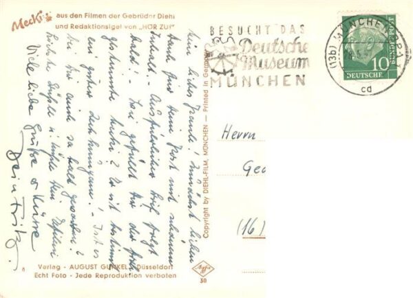 Mecki Nr. 8 aus den Filmen der Gebrueder Diehl und Redaktionsigel von "HoeR ZU" – Bild 2