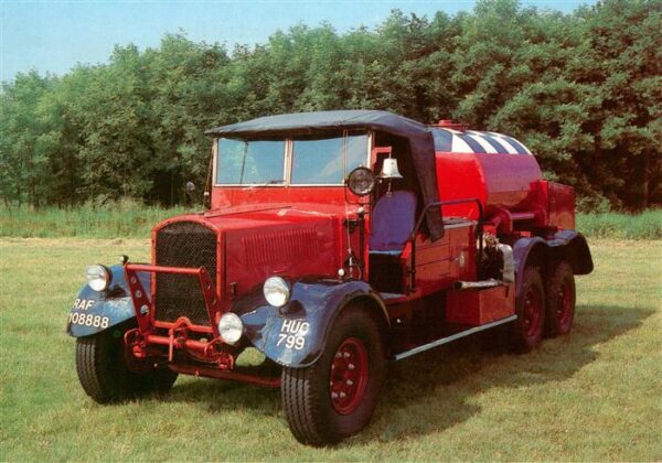 Feuerwehr Fire-Brigade Pompiers Bomberos 1942 Fordson wot 1 Foam Tender