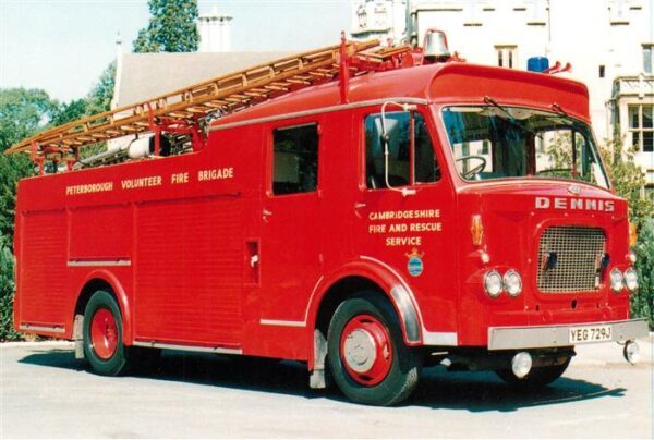 Feuerwehr Fire-Brigade Pompiers Bomberos 1970 Dennis Rolls WrL