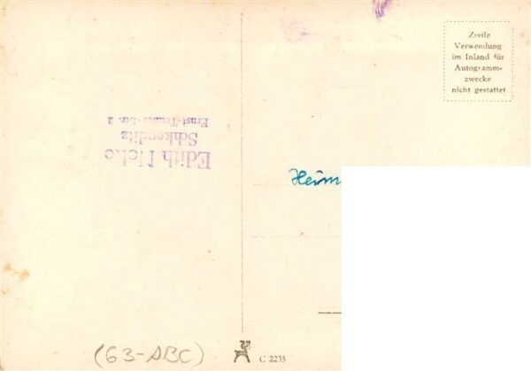 Foto Baumann Nr. G 199 Carl Raddatz – Bild 2