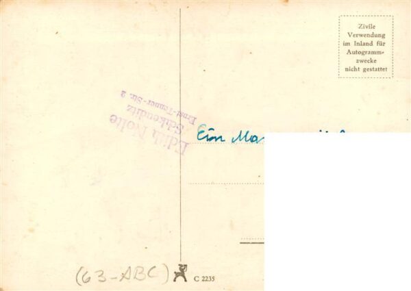 Foto Binz Nr. G 188 Hans Soehnker – Bild 2