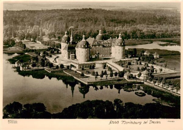 Dresden Elbe Schloss Moritzburg
