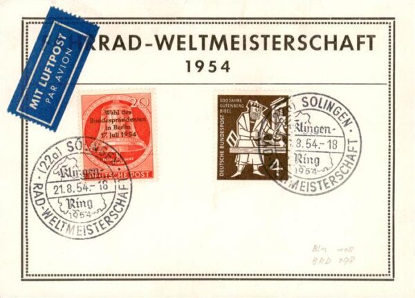 Radsport Biking Cyclisme Weltmeisterschaft Solingen