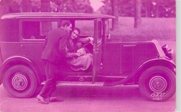 Foto EKC Nr. Nr. 3487 Auto Paar Frau Mann