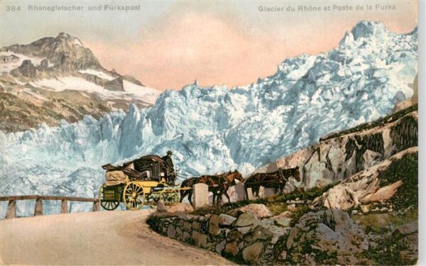 Postkutsche Rhonegletscher Furkapass