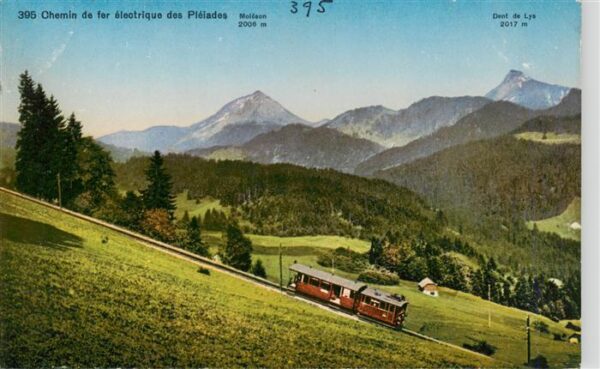 Bergbahn Chemin de fer electrique des Pleiades