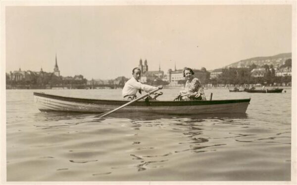 Boote Zuerich Foto Paar