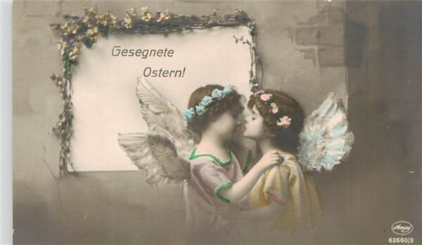 Foto Amag Nr. Nr. 62660/3 Engeln Gesegnete Ostern
