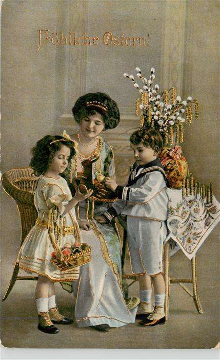 Ostern Easter Paques Pasqua Familie Kinder Frau