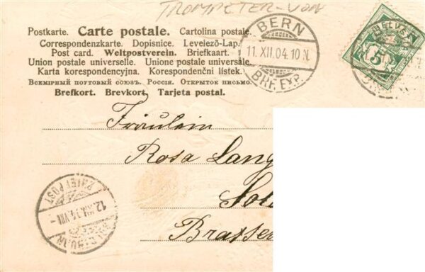 Trompeter von Saeckingen Scheffel Deinen Augen hab ich einst gelesen – Bild 2