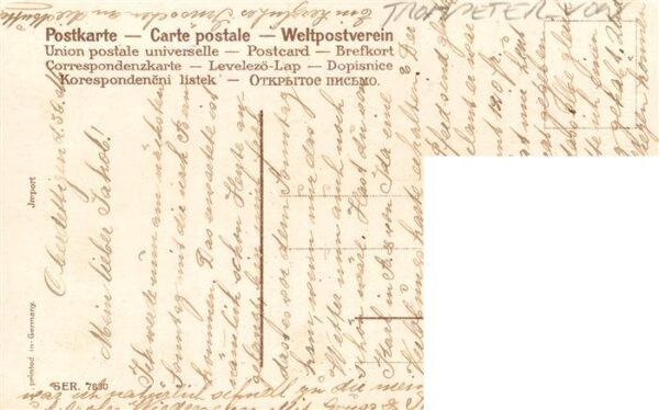 Trompeter von Saeckingen Scheffel Behuet Dich Gott Litho – Bild 2