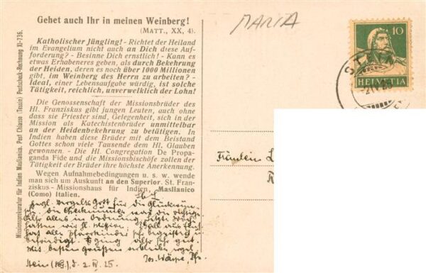 Maria  Christliches Christianity Religion Maiengruesse Indischen Missionen – Bild 2