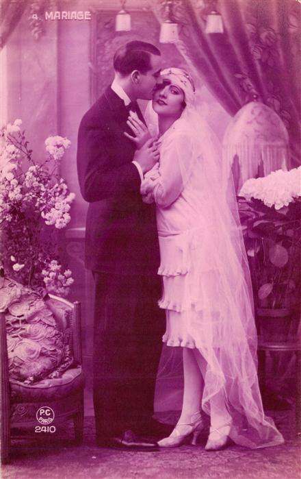 Foto PC Paris Nr. Nr. 2410 Brautpaar Mariage