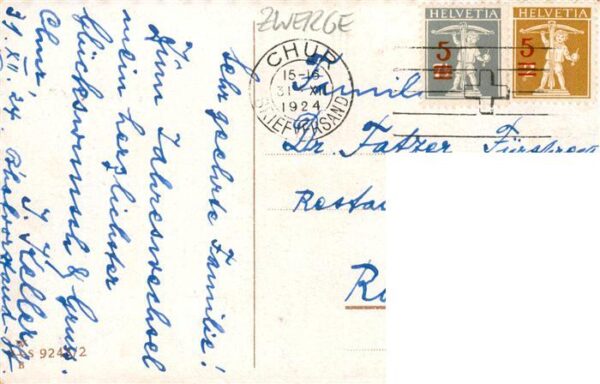 Zwerge Dwarfs Nains Neujahresgruesse – Bild 2