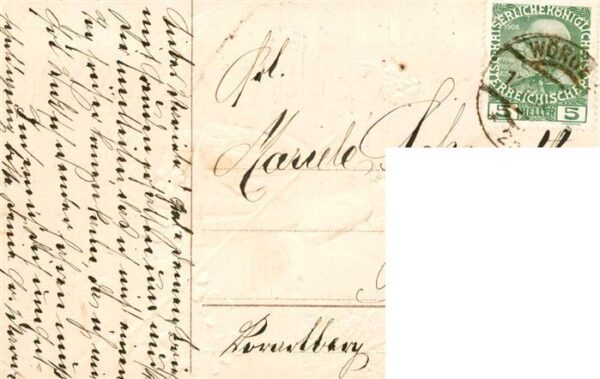 Namenstag Namenskarte Kind Boot Litho – Bild 2