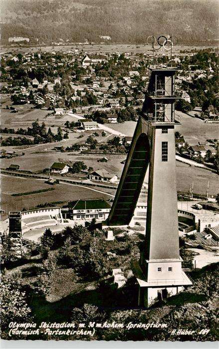 Olympia Skistadion Sprungturm Garmiisch-Partenkirchen H. Hueber 869
